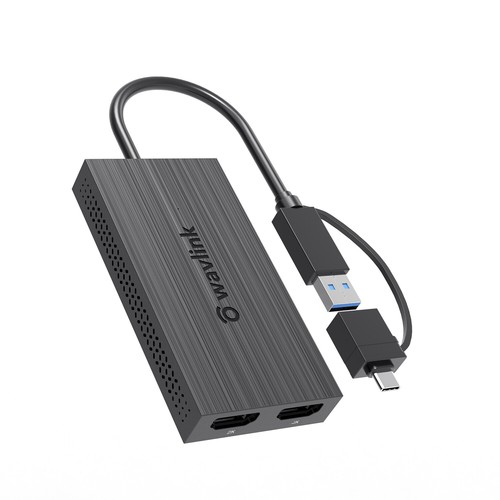 WAVLINK USB 3.0/C to HDMI Dual Display Adapter Universal Video Graphics Adapter