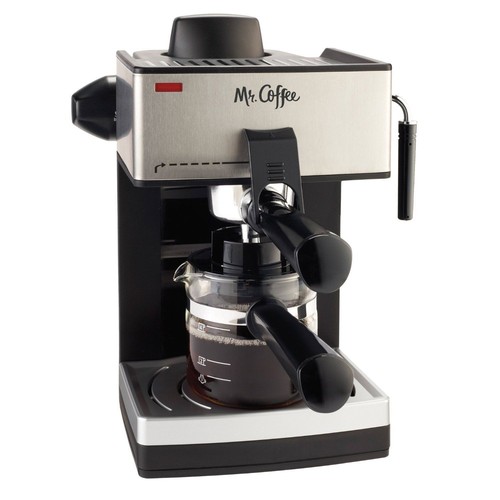 Mr. Coffee Café Barista Single Serve 3-in-1 Espresso Machine with 15 with  Bars of Pressure with Milk Frother Stainless Steel BVMCECMP1000RB - Best Buy