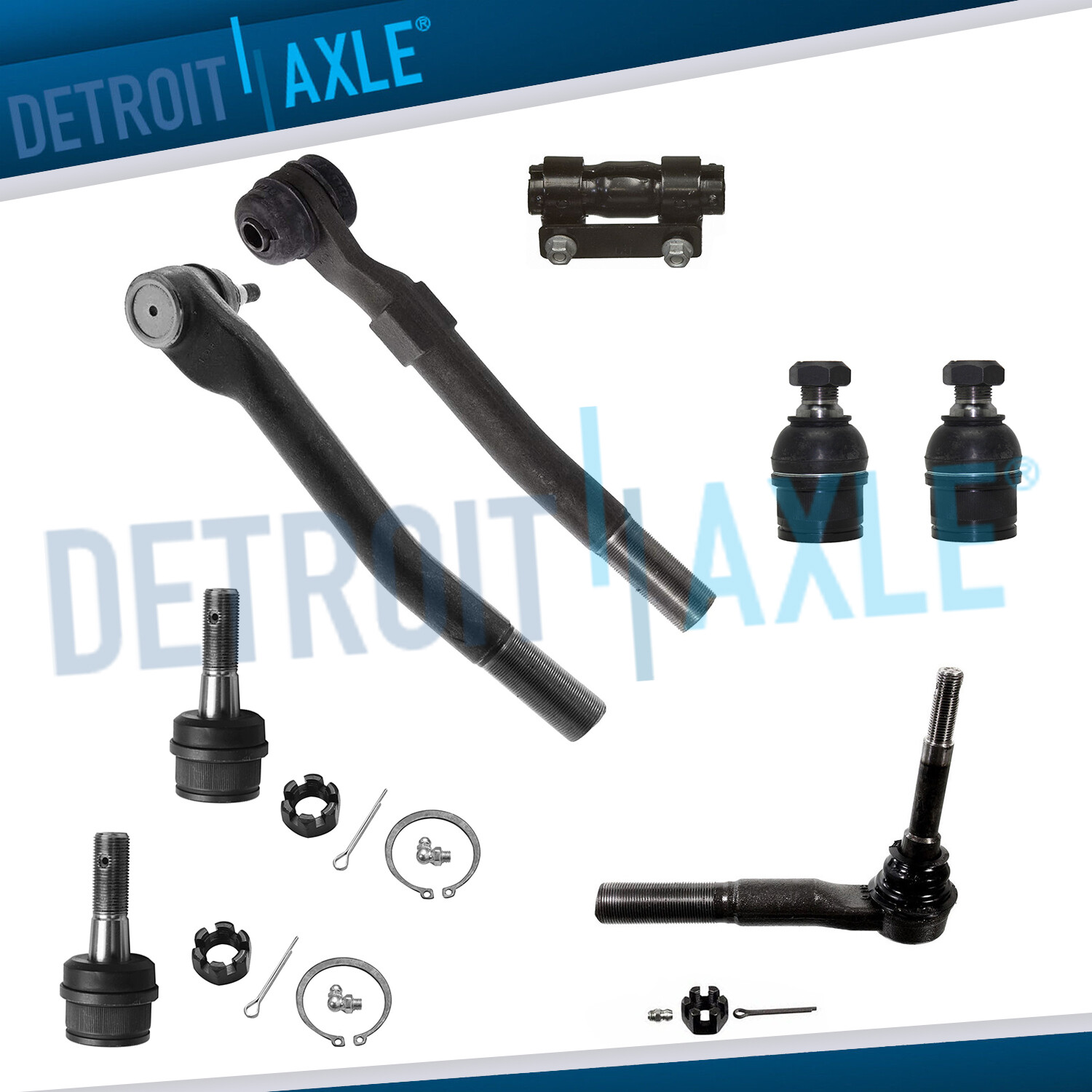 【たま】 6pcs Front Tie Rod Ends Ball Joints For 1980-1995 1996 Ford
