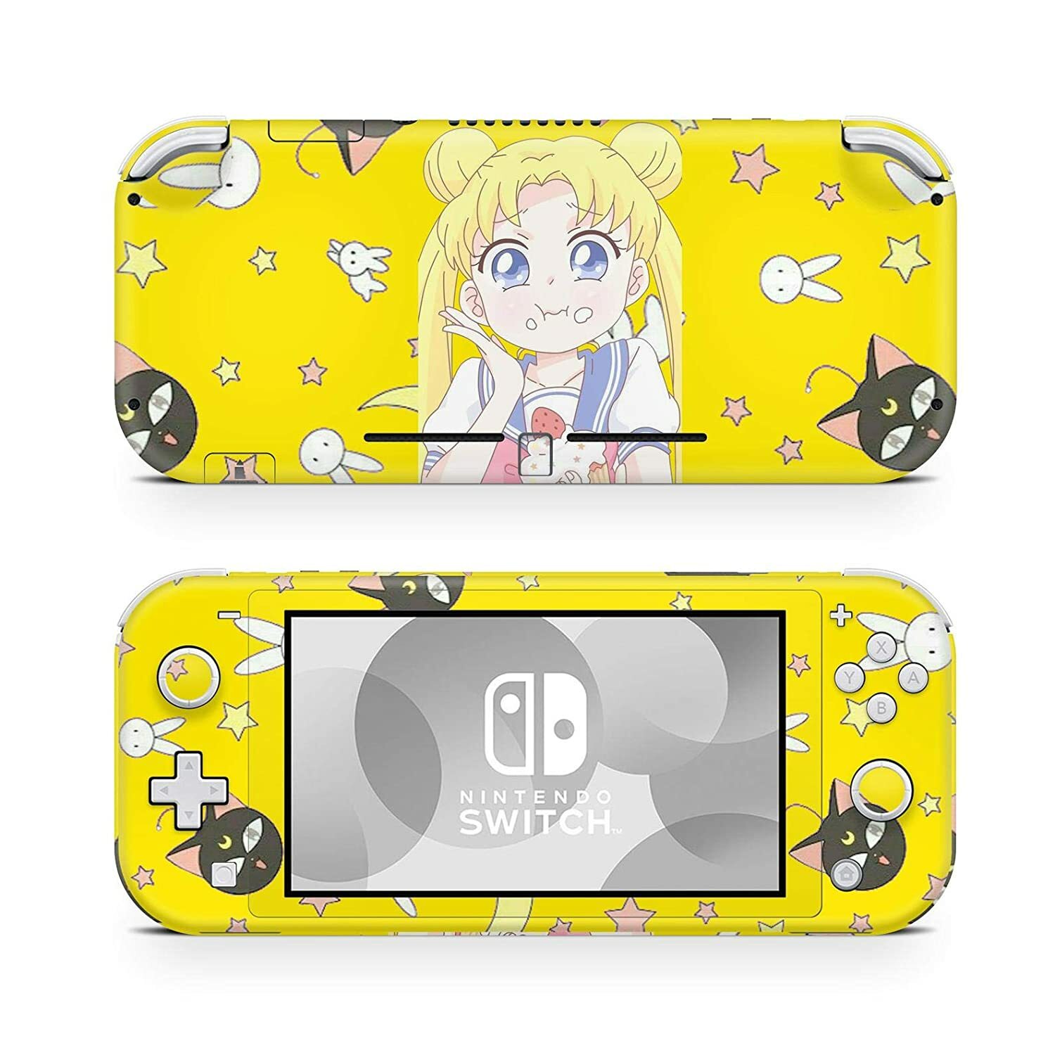Nintendo Switch Lite イエロー ステッカー付き Nintendo Switch Lite Console Skin Decal Sticker Sailor Moon
