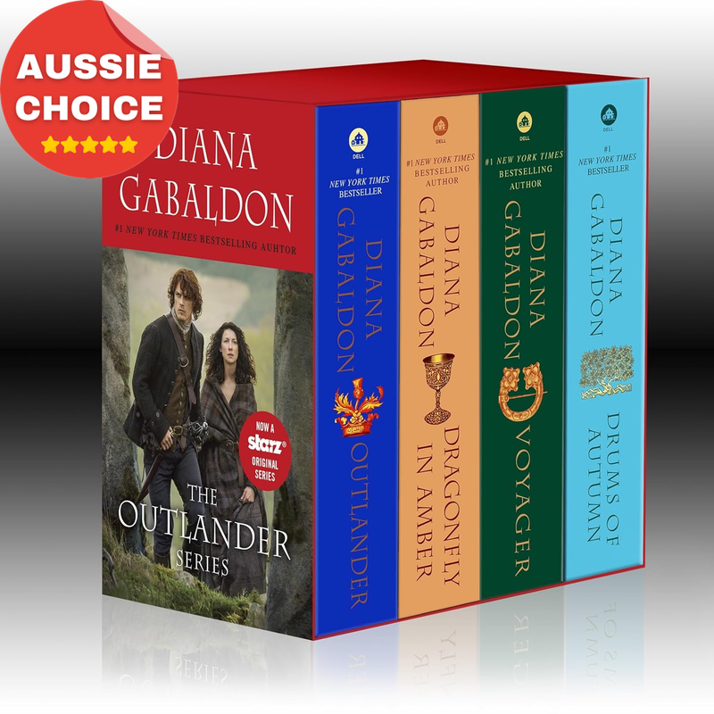Outlander Boxed Set 1-4 Books Outlander Dragonfly Voyager Drums Autumn