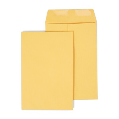 Staples Gummed Catalog Envelopes 6'' x 9'' Brown 1000/Carton ST381944-CCVS