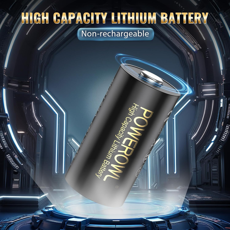 123 Batteries Cr123A 3V Lithium 8 Count, High Capacity 123A C123 Battery for Fla