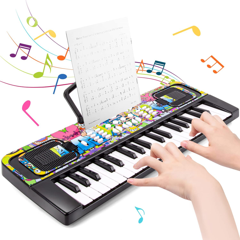 Shayson Kids Piano Keyboard 37 Keys Electronic Keyboard Piano for Kids Music Key