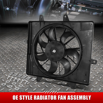 ДЛЯ 01-08 CHRYSLER PT CRUISER 2,4 л БЕЗ ТУРБОНАДДУВА OE ВЕНТИЛЯТОР ОХЛАЖДЕНИЯ РАДИАТОРА В СБОРЕ