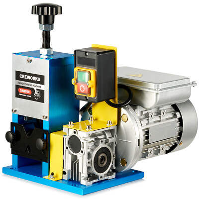 CREWORKS Electric Powered Wire Stripping Machine Cable Stripper Metal Recycle