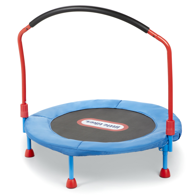 Kids Jumper Toddler Mini Trampoline With Handle Small Foldab