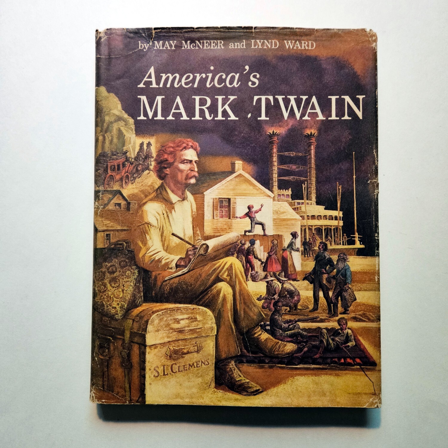 Lynd Ward, AMERICA'S MARK TWAIN May McNeer 1st Ed 1962 | eBay