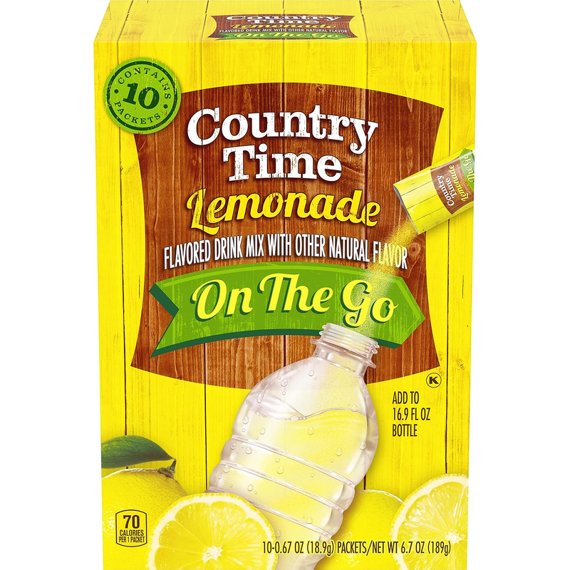 Country Time Sugar Sweetened Lemonade On-The-Go Powdered Dri
