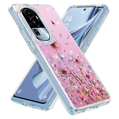 For OPPO Reno 10 / Reno 10 Pro Gradient Sparkle Hybrid Case