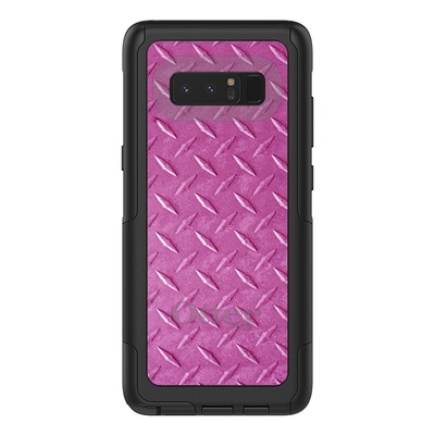 OtterBox Commuter for Galaxy Note(Choose Model)Hot Pink Diamond Plate Steel