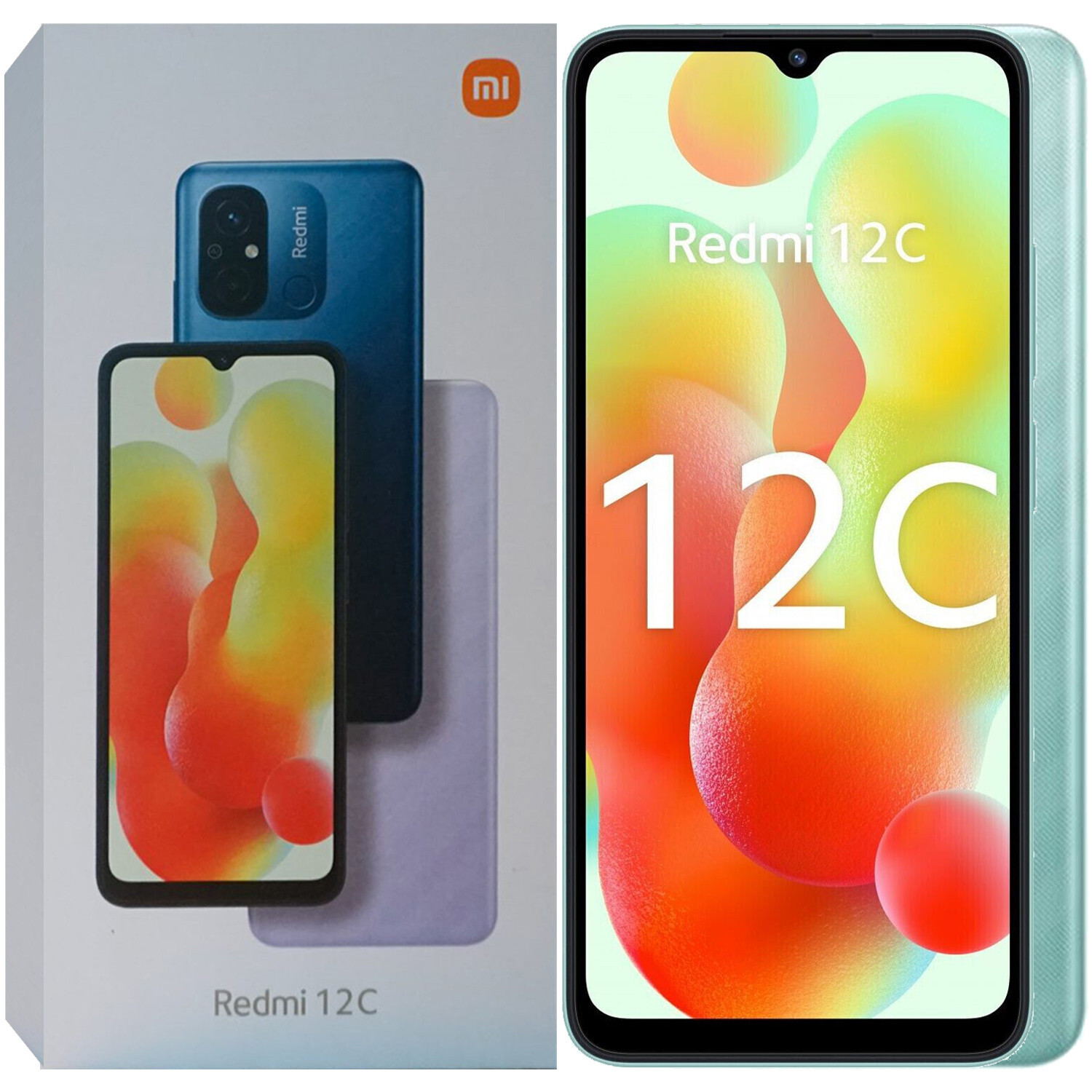 スマートフォン本体 Redmi 12C Mint Green Amazon.com: Xiaomi Redmi 12C 4G LTE (128GB + 4GB) Factory