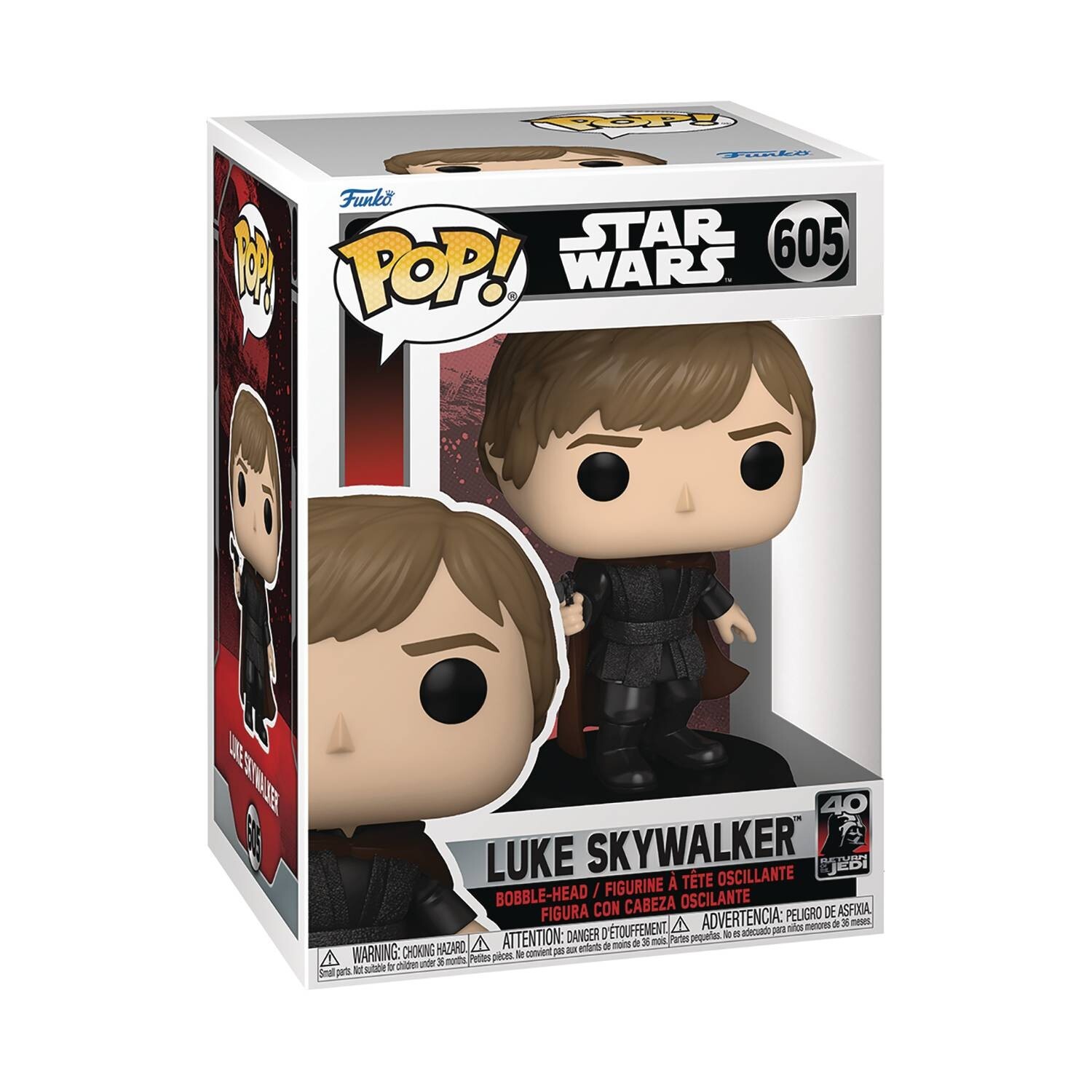 Pop! Star Wars ROTJ 40th Luke Skywalker #605 Vinyl Figure