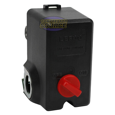 4 Port Air Compressor Pressure Switch Control Valve 95-125 PSI Lefoo LF19A-L4