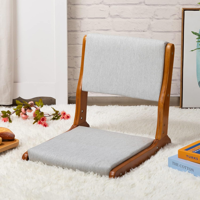Floor Chair with Back Support, Foldable Japanese Style Floor Floor Chair with Back Support, Foldable Japanese Style Floor
