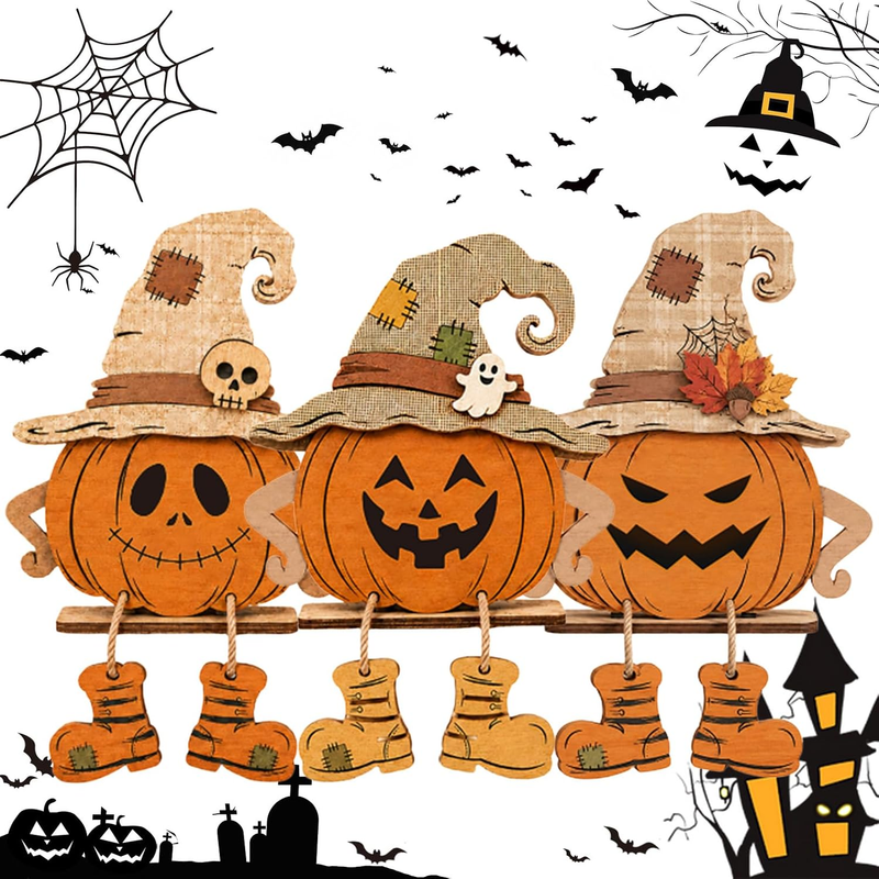 Halloween Deko, Kürbis Halloween Tischdeko