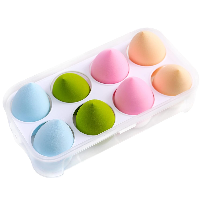 Makeup Sponges,  Beauty Blender for a Flawless Natural Look, Dry & Wet Use Powde