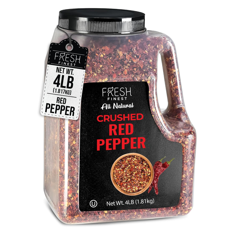 Bulk 4LB Crushed Red Pepper Spices Commercial and Home Cooking - Chili Pepper Fl