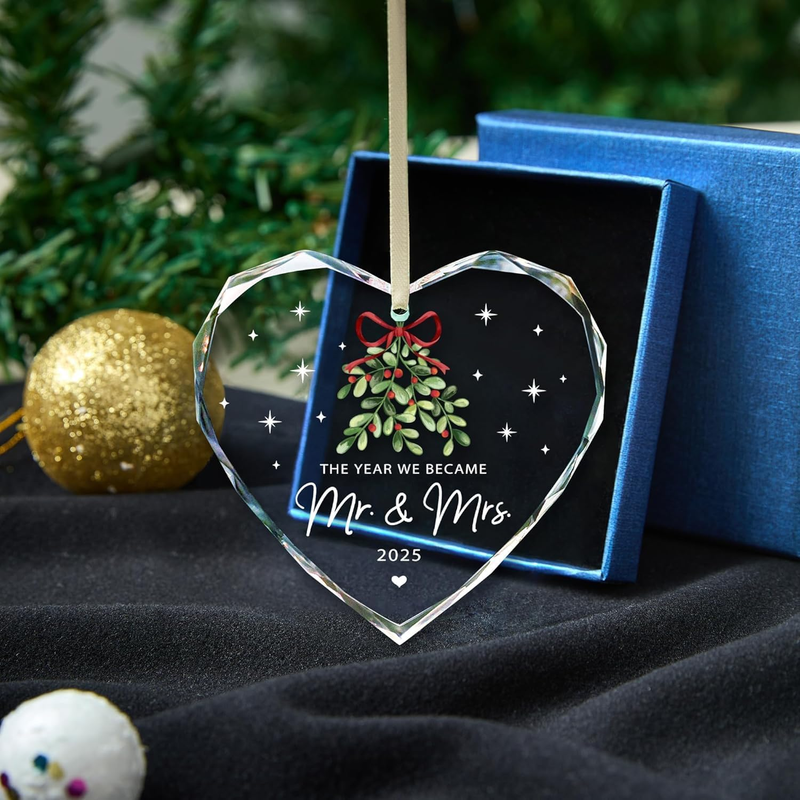 Wedding Gifts, Mr and Mrs Gifts Ornament 2025,Bridal Shower Gifts,Just Married G
