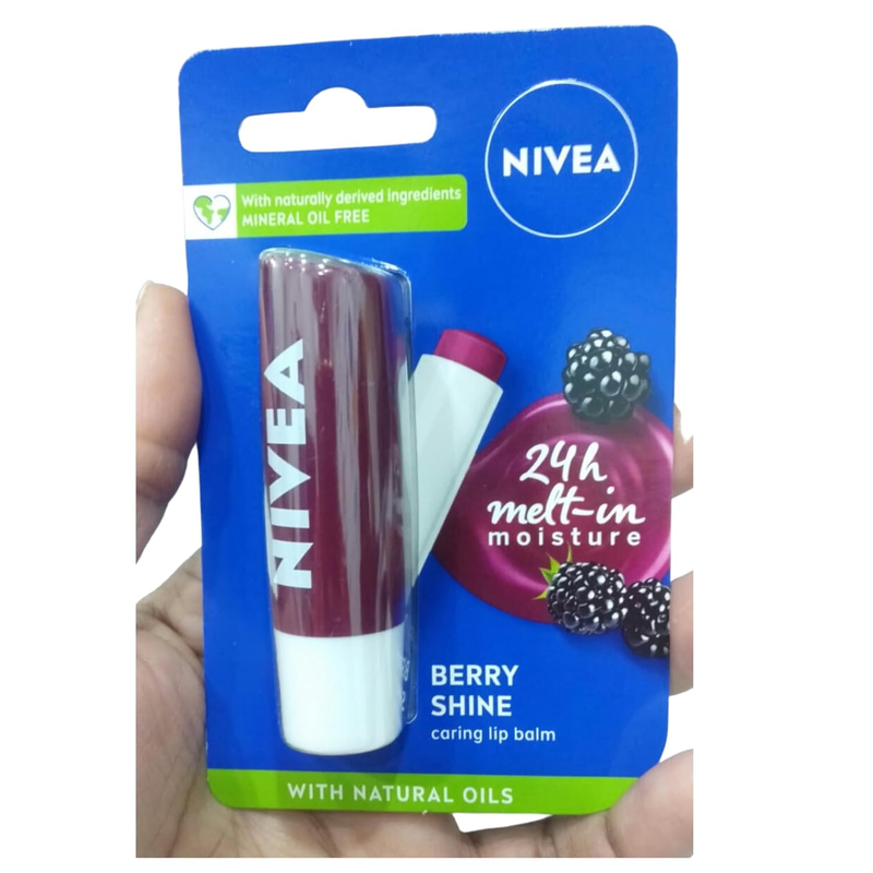 Lip Care Fruity Shine, Blackberry, 4.8G
