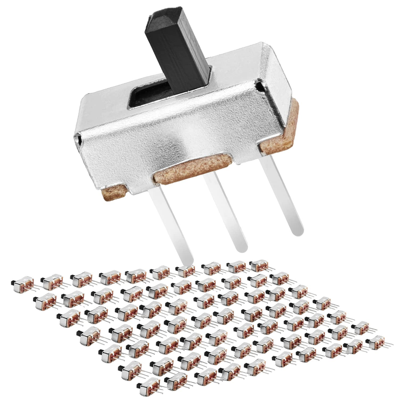 70pcs SPDT Mini Micro Slide Switch 1P2T 3mm Vertical Toggle fo...