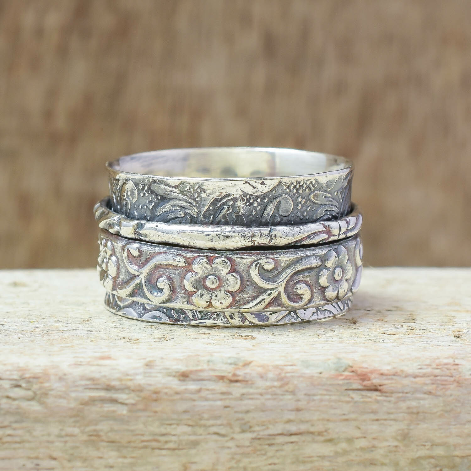 アクセサリー 90s A&G  wide cross bund spinner ring925 90s A&G wide cross bund spinner ring925 - メルカリ