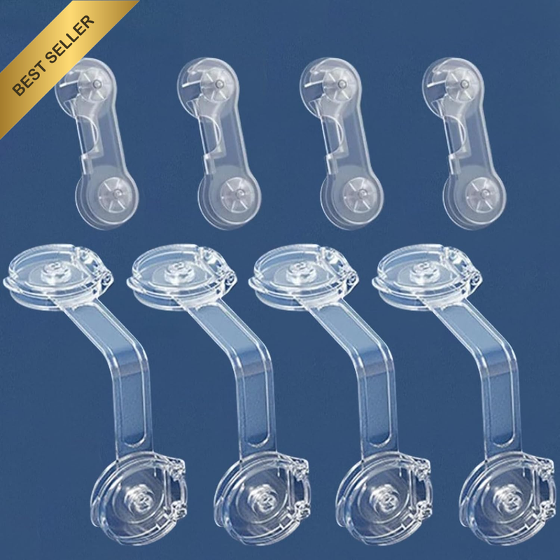 8 Pack Baby Drawer Locks, Baby Proof Cabinet Latches, Childproof Drawer Latches