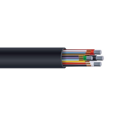 1/3 With #6 Ground + 18/9C Aluminum Generator Cable TC-ER-JP (17kW-24kW) 600V