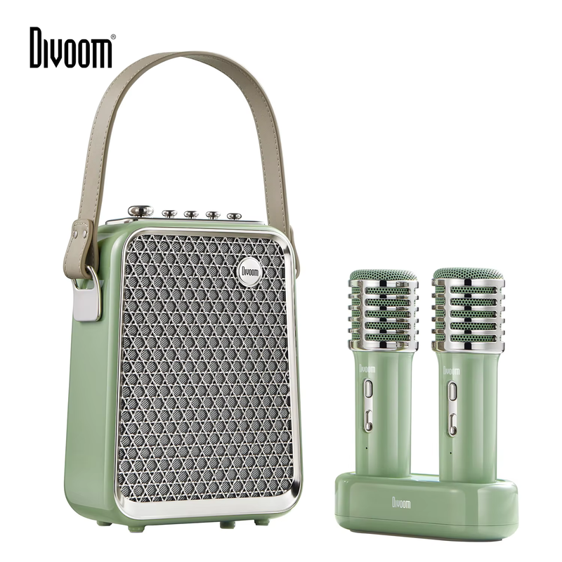 SongBird-HQ Portable Bluetooth Speaker 50W Powerful Sound with Karaoke Microphon