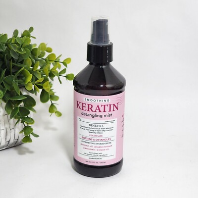 Apothecary Blvd Smoothing Keratin Detangling Hair Mist Color Safe 8 fl oz