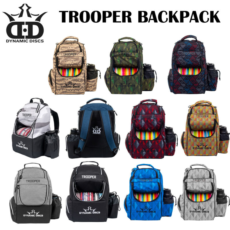 Dynamic Discs Disc Golf Backpack Bag - Trooper - Holds 22 Discs
