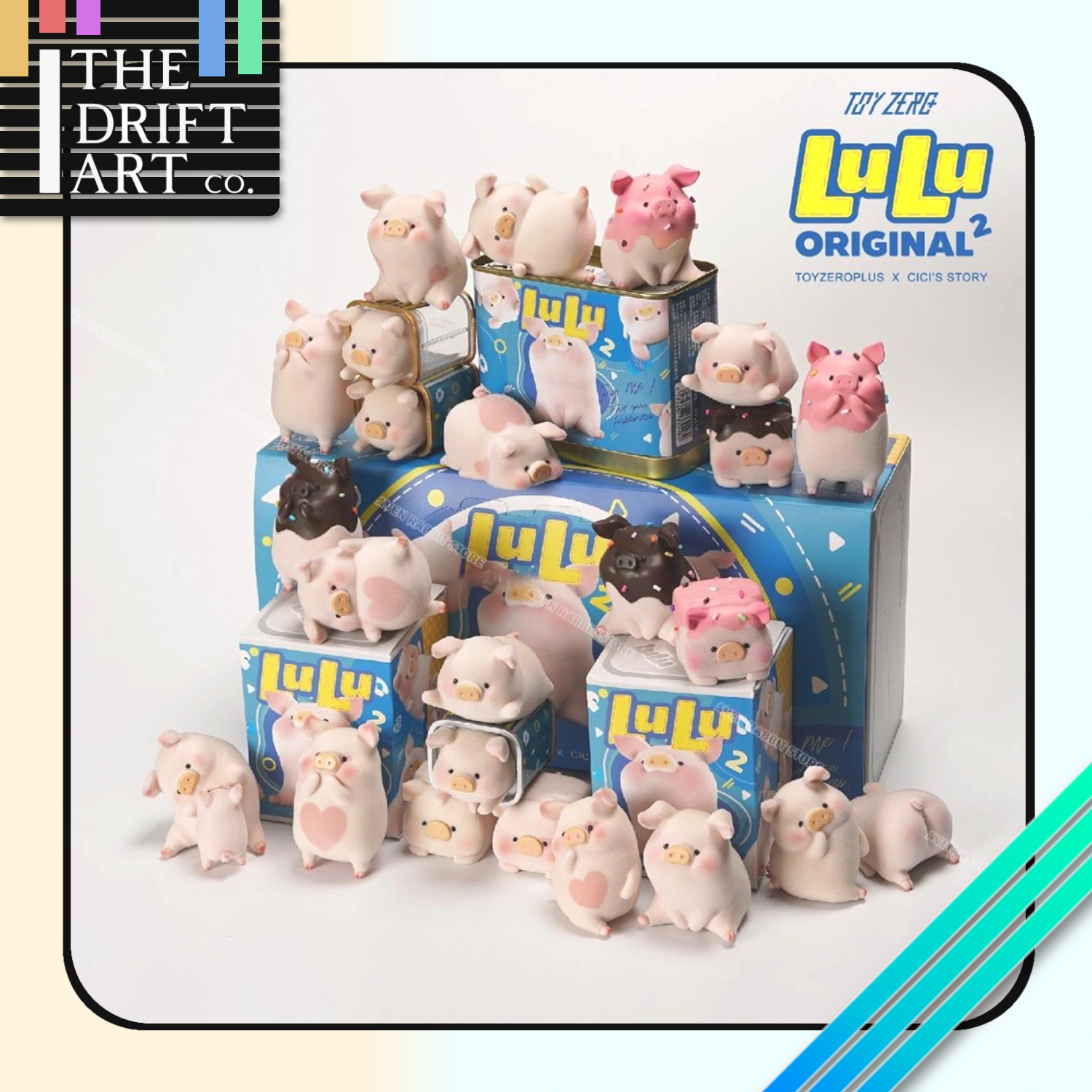 Canned LuLu The Pig 2 Series Girl Boy Blind Box Art Toy Figure Doll - 1pc  or SET