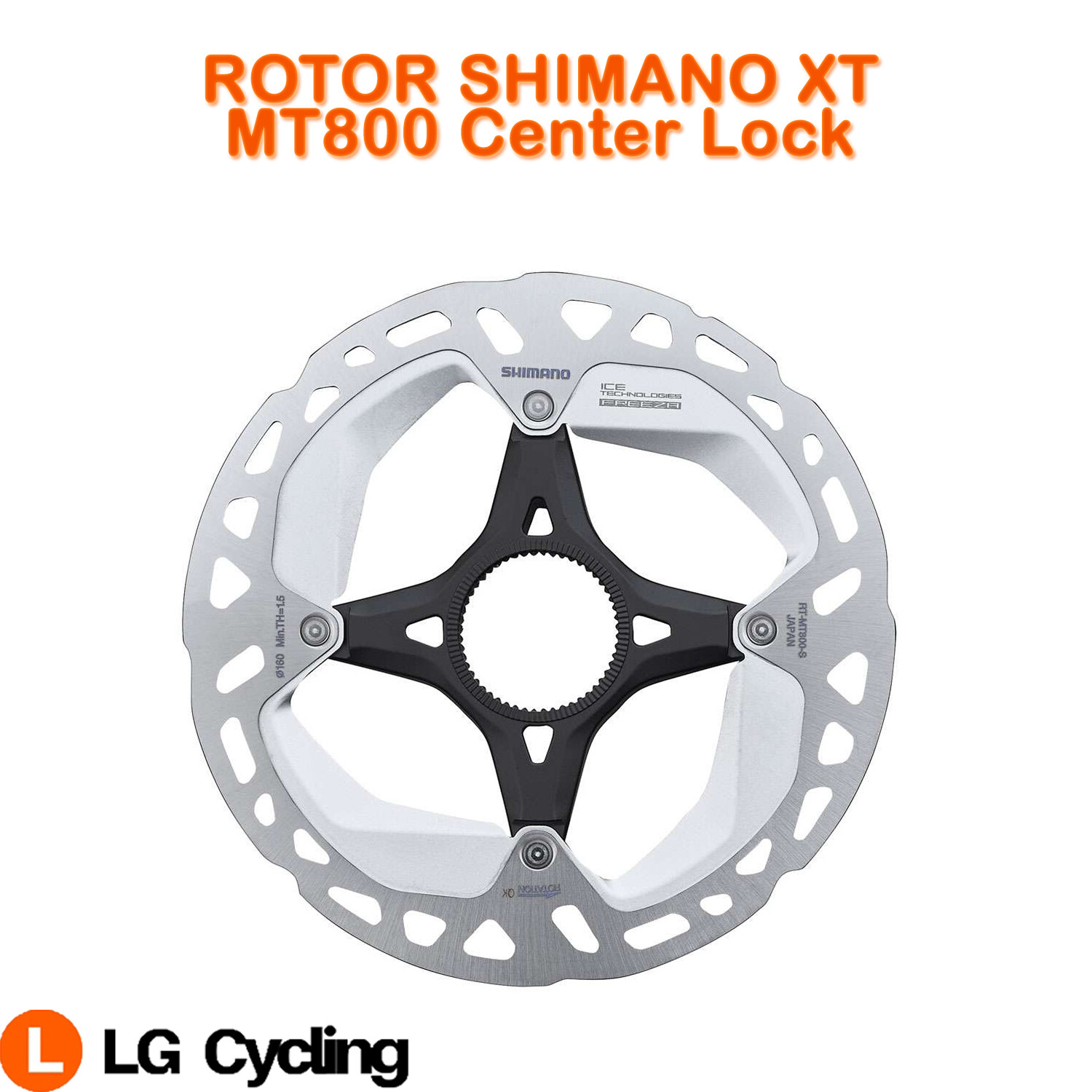 SHIMANO RT-MT800 180mm　　　6-4-4 Amazon.com: Brake Disk RT-MT800 Ice Tech Freeza 140mm