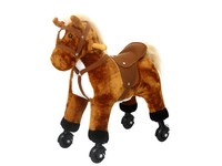 plush pony ride on