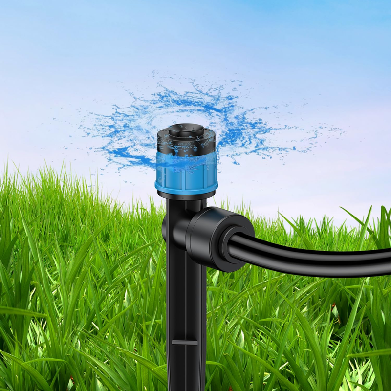 30 Pcs Push-To-Fit Drip Irrigation Emitters for 1/4 Inch Tubing