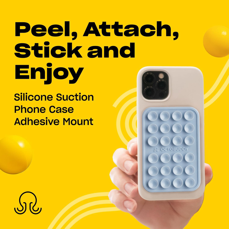 ||  MAX || Silicone Suction Phone Case Adhesive Mount || Compatible with iPhone