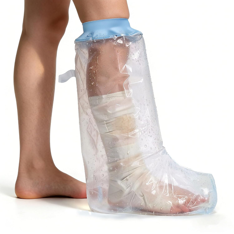 Waterproof Lower Leg Cover for Shower, Cast Cover Waterproof,Watertight Cast Pro