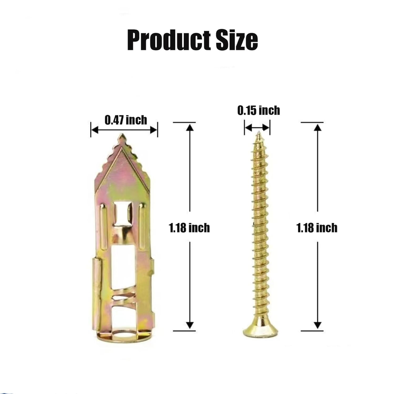 Self Drilling Drywall Anchors, 30 PCS Dry Wall Anchors and Screws Kit,Upgraded S