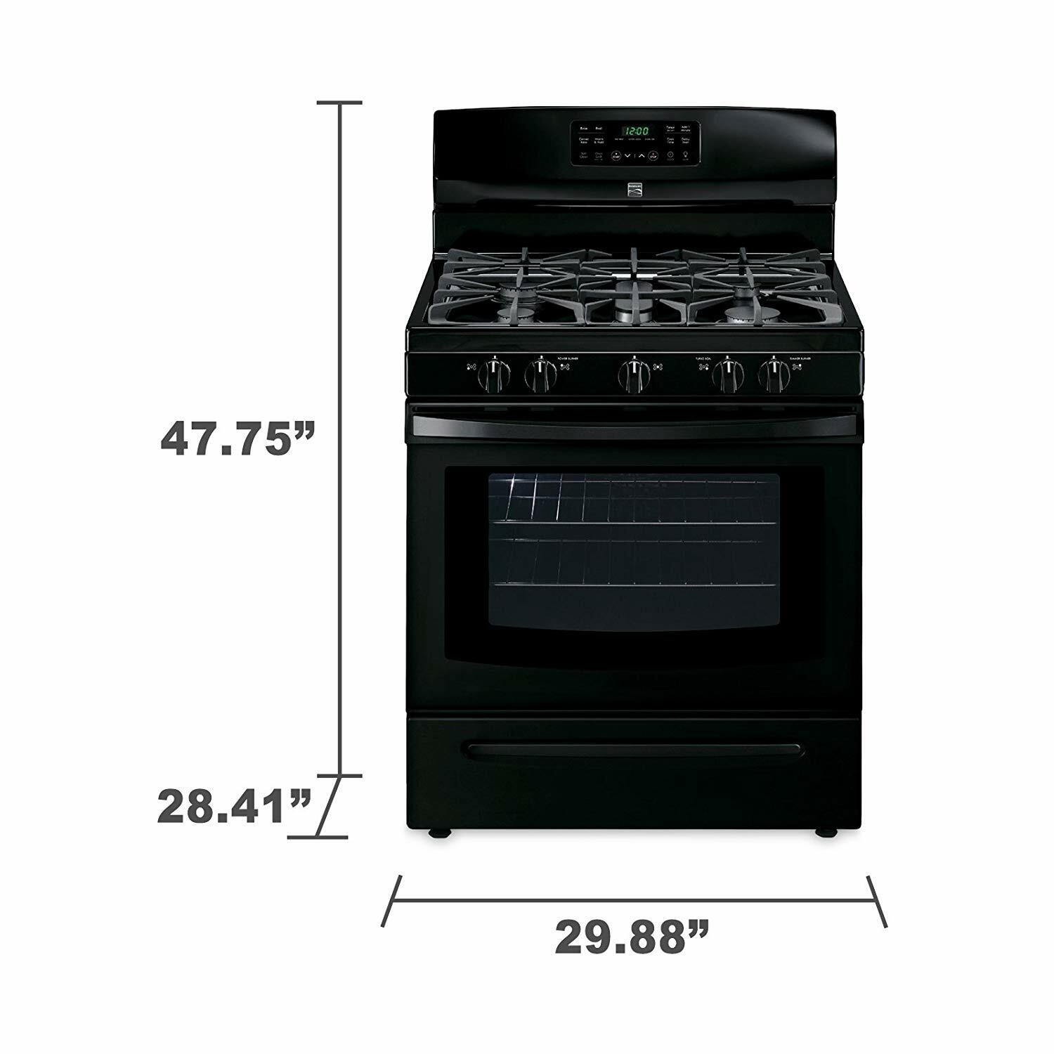 Kenmore Elite 75233 5.6 cu. ft. Gas Range with True Convection in Stainless