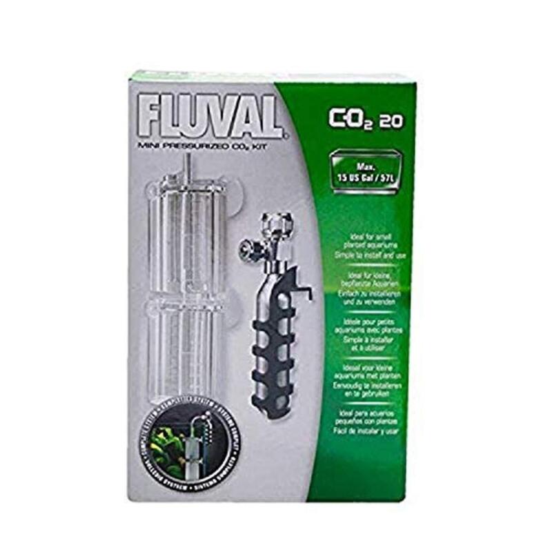 Fluval Mini Pressurized CO2 Kit, CO2 Supplement for Planted Aquariums, 20 grams,