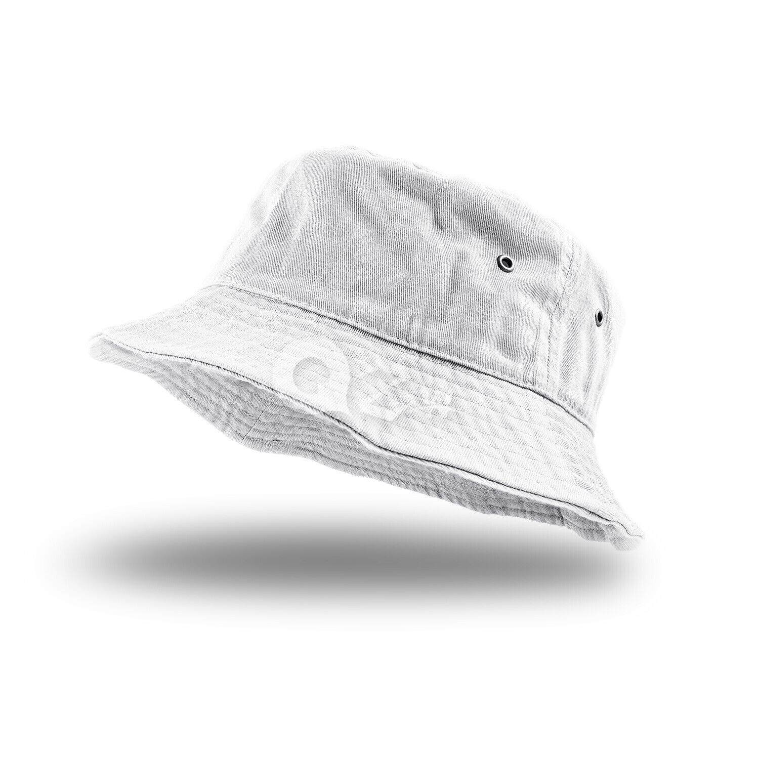 Color:White:Bucket Hat Cap Cotton Fishing Boonie Brim visor Sun Safari Summer Men Camping