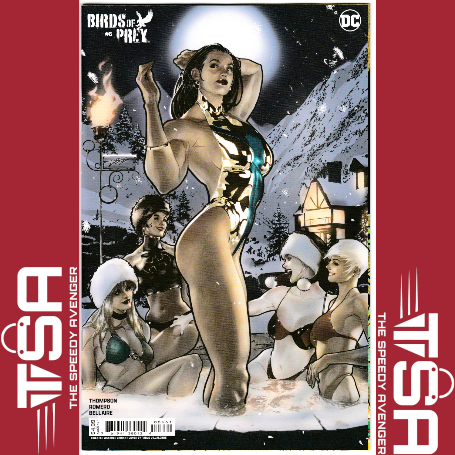 BIRDS OF PREY #6 (Vol 5) Pablo Villalobos Sweater Weather Card Stock Variant DC