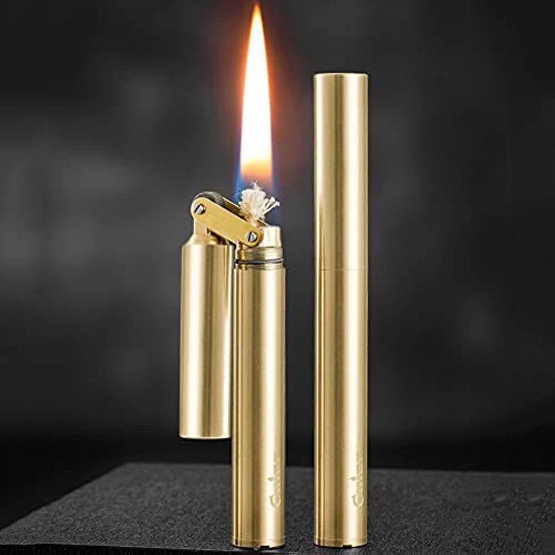Kerosene Copper Lighter Windproof Brass Light
