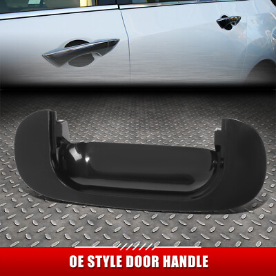 ДЛЯ ПИКАПА 94-02 DODGE RAM 1500-3500 ЧЕРНАЯ ГЛАДКАЯ РАМКА РУЧКИ ЗАДНЕЙ ДВЕРИ БАГАЖНИКА