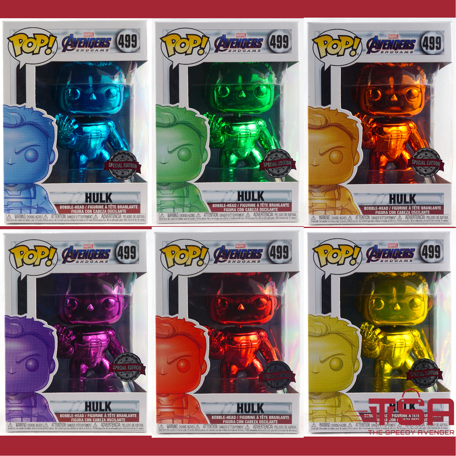 funko pop アベンジャーズ　クローム版セット Funko Pop! Marvel HULK INFINITY GAUNTLET CHROME FULL SET