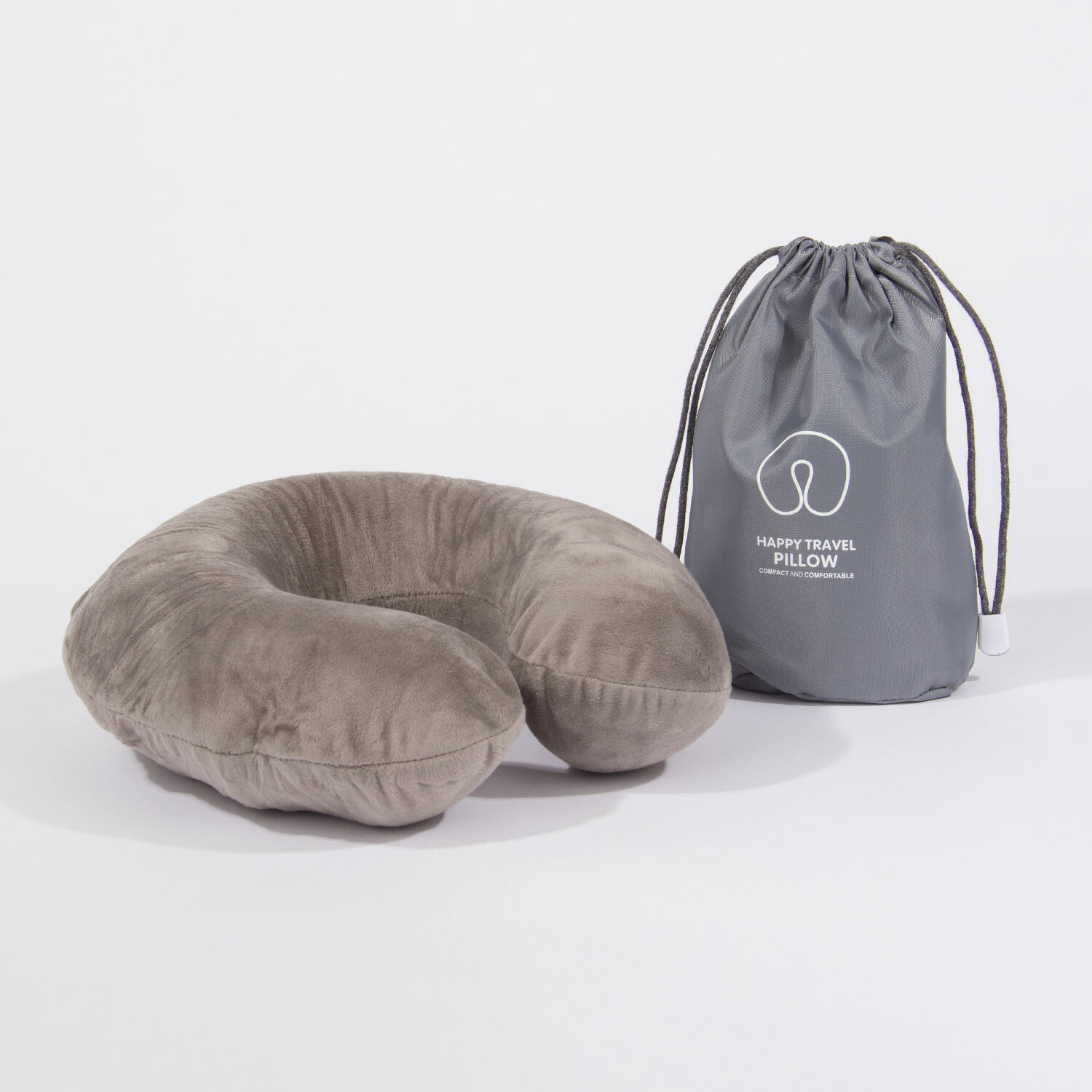 Cuscino Da Viaggio In Velluto Per Collo Cervicale Treno Aereo Viaggi Estate linq