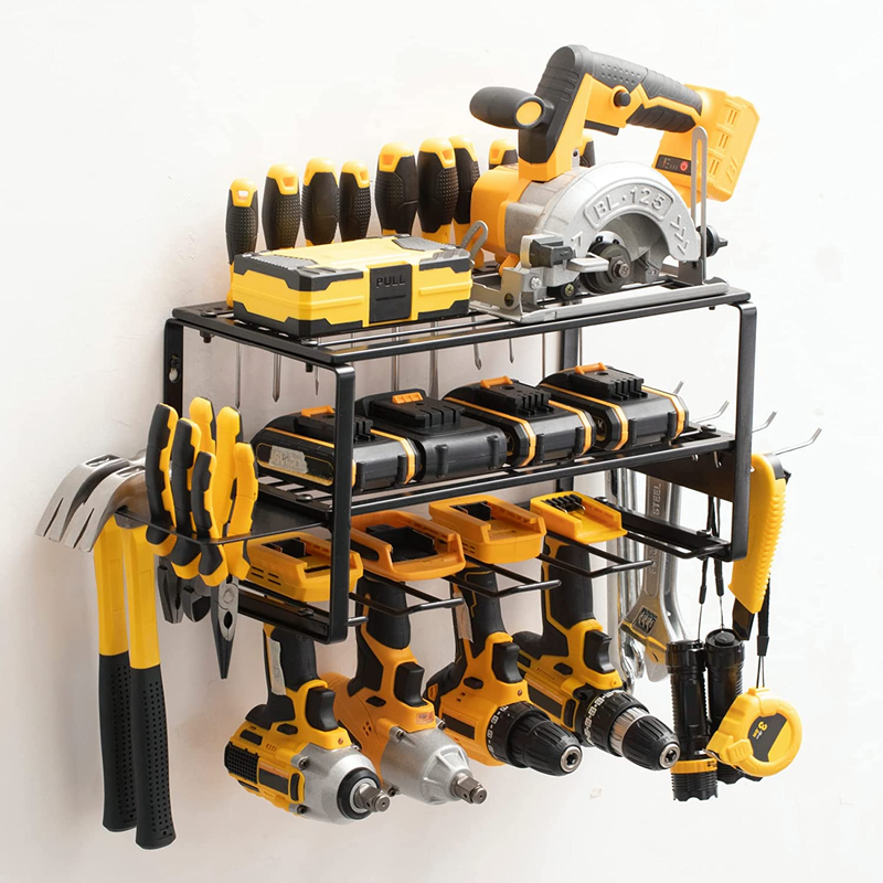 Power Tool Organizer Storage Utility Rack , Heavy Duty Garag