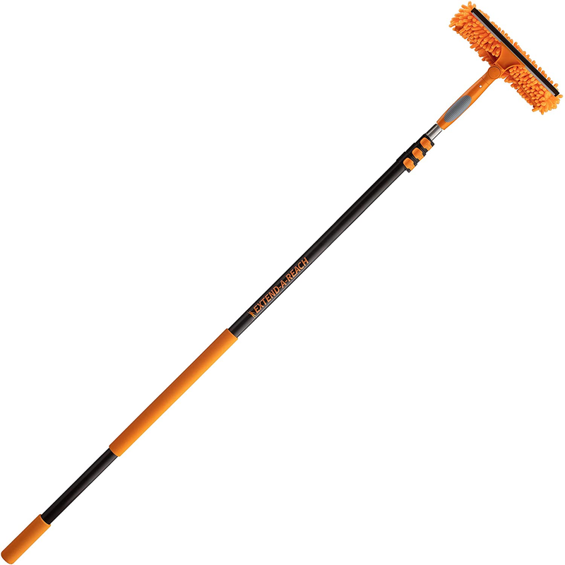 Window Washing Squeegee Kit Telescoping Extension Pole Window Squeegee 24 FT NEW