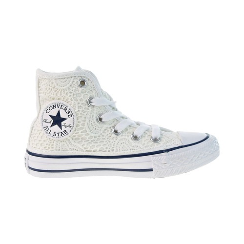 

Детские туфли Canverse Chuck Taylor All Star Hi Little White-Garnett Blue 661036C