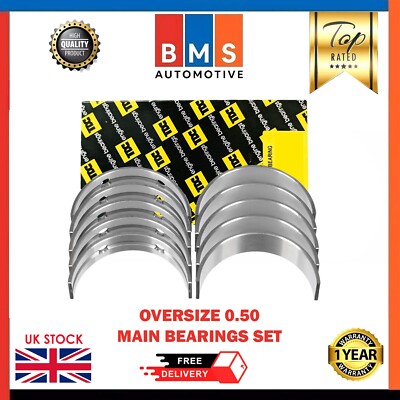 M9R QASHQAI ESPACE LAGUNA 2.0 DIESEL MAIN CRANKSHAFT BEARING SET 0.50 TDC BRAND